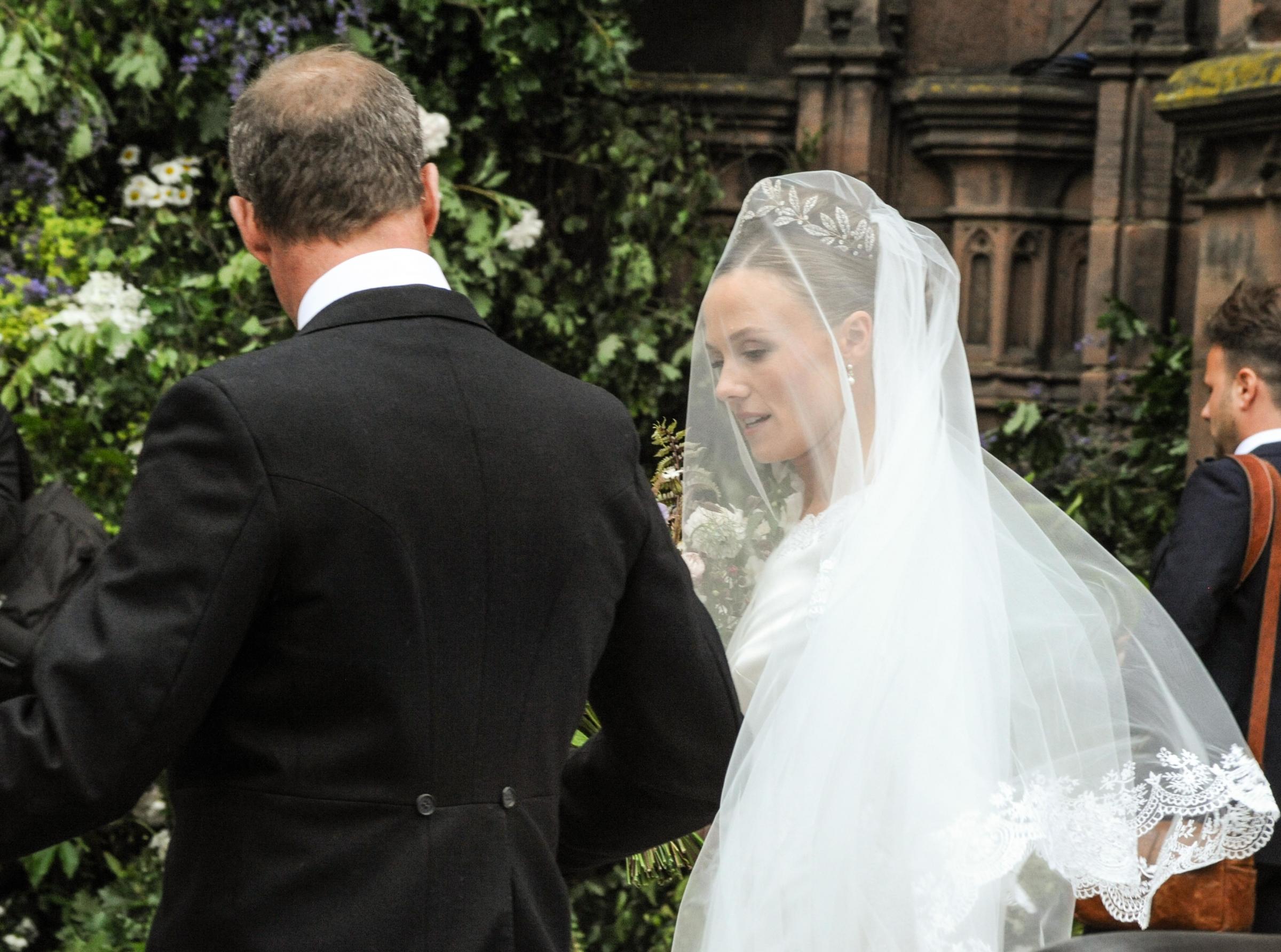Wedding at Chester Cathedral of Duke of Westminster and Miss Olivia Henson. Photo: Simon Warburton